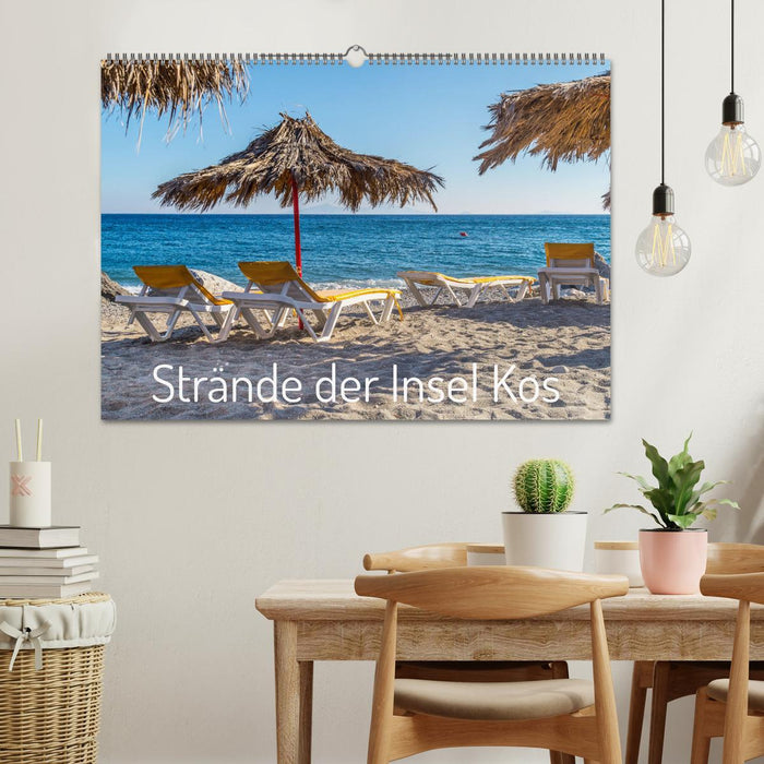 Beaches of the island of Kos (CALVENDO wall calendar 2024) 