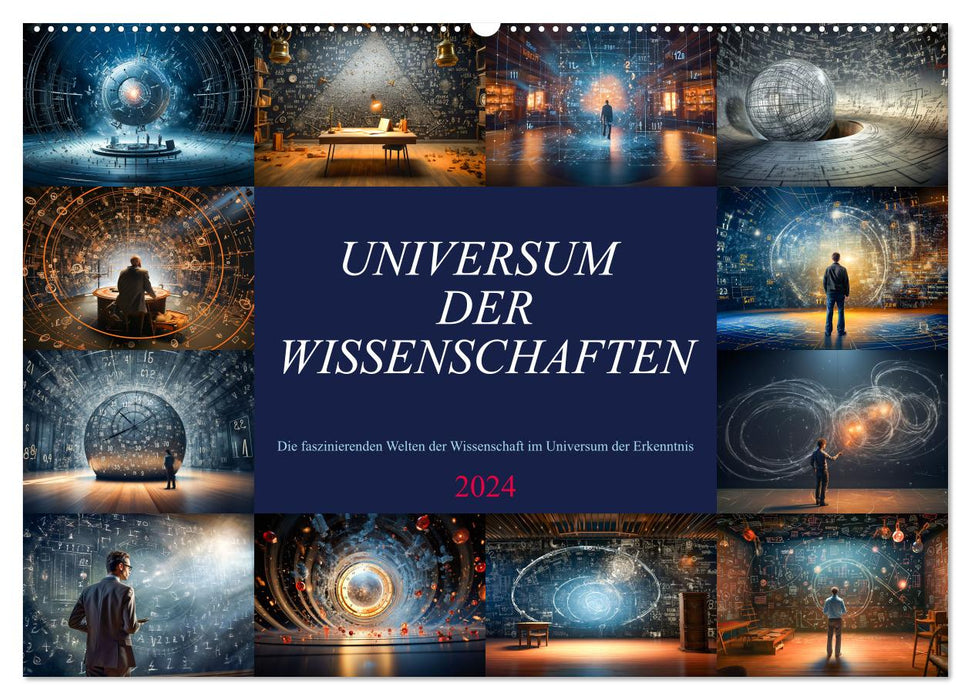 Universum der Wissenschaften (CALVENDO Wandkalender 2024)