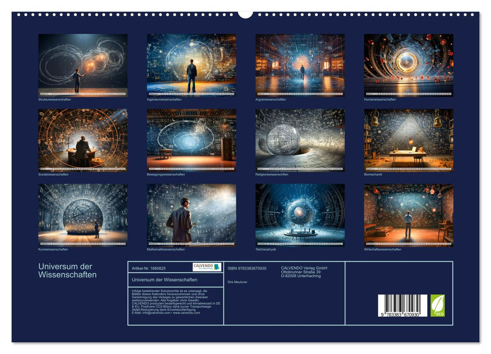 Universum der Wissenschaften (CALVENDO Premium Wandkalender 2024)