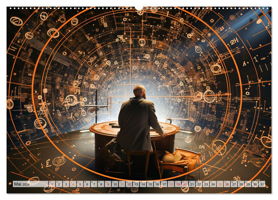 Universe of Sciences (CALVENDO Premium Wall Calendar 2024) 
