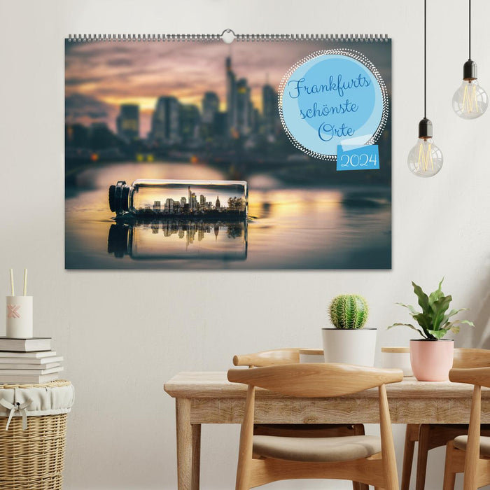 Frankfurt's most beautiful places (CALVENDO wall calendar 2024) 