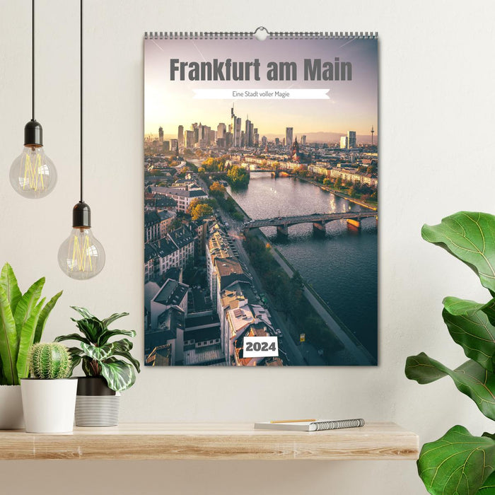 Frankfurt am Main, eine Stadt voller Magie (CALVENDO Wandkalender 2024)