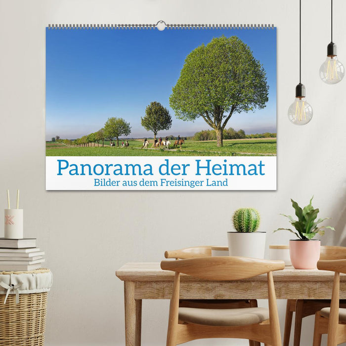 Panorama der Heimat Landkreis Freising (CALVENDO Wandkalender 2024)