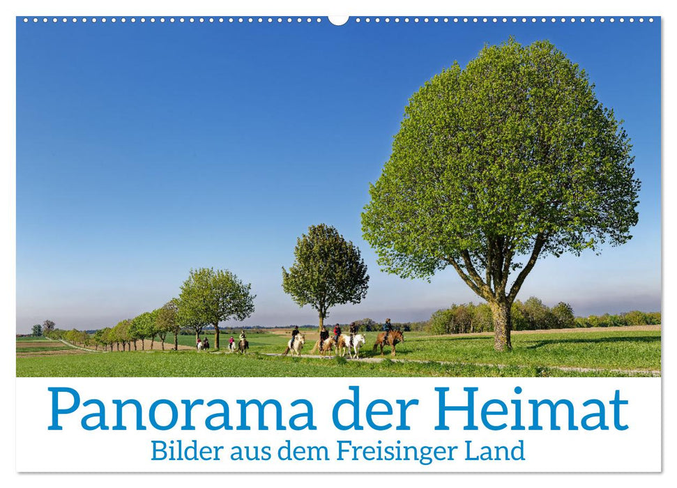 Panorama der Heimat Landkreis Freising (CALVENDO Wandkalender 2024)