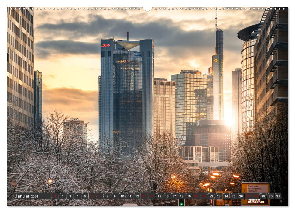 Frankfurts schönste Orte (CALVENDO Premium Wandkalender 2024)