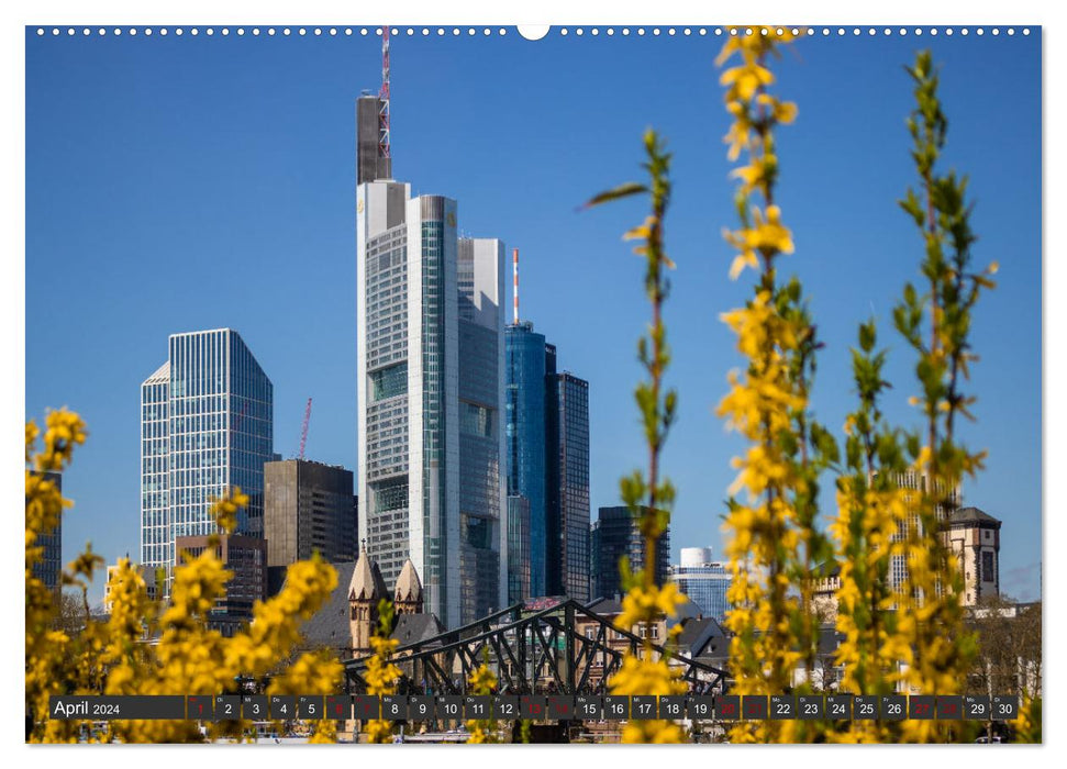 Frankfurt's most beautiful places (CALVENDO Premium Wall Calendar 2024) 