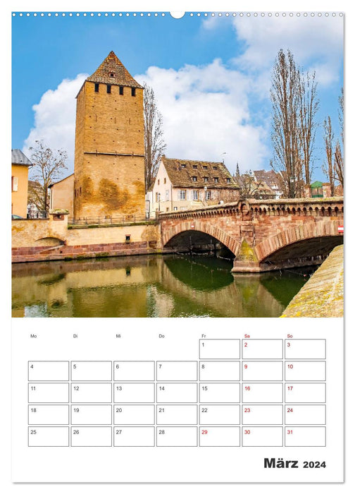 Straßburg - Urlaubsplaner (CALVENDO Wandkalender 2024)