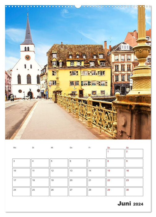 Straßburg - Urlaubsplaner (CALVENDO Wandkalender 2024)