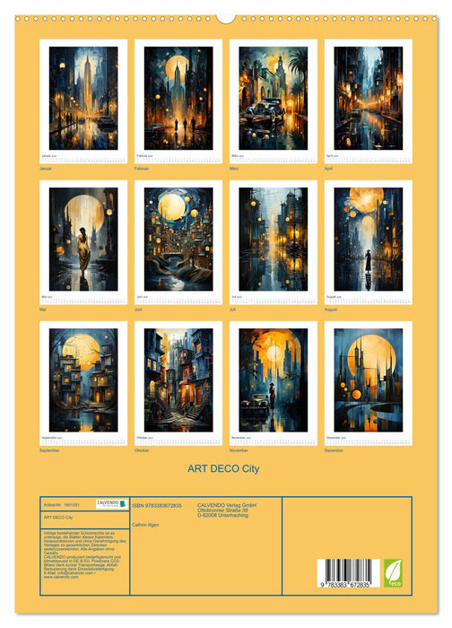 ART DECO City (CALVENDO Premium Wandkalender 2024)