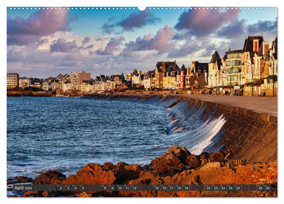 Saint-Malo - Ein gut geschützter Schatz (CALVENDO Wandkalender 2024)