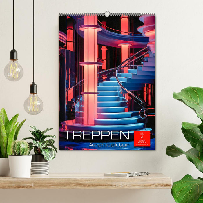 Treppen Architektur (CALVENDO Wandkalender 2024)