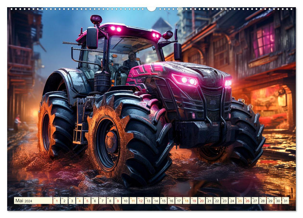 Traktor Fantasien (CALVENDO Premium Wandkalender 2024)