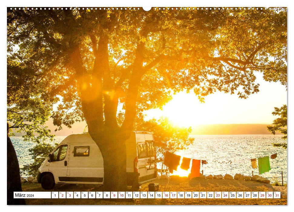 Camping Aventure Balkans (Calendrier mural CALVENDO 2024) 