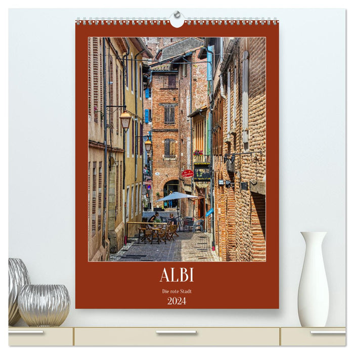 Albi - La Ville Rouge (Calendrier mural CALVENDO Premium 2024) 