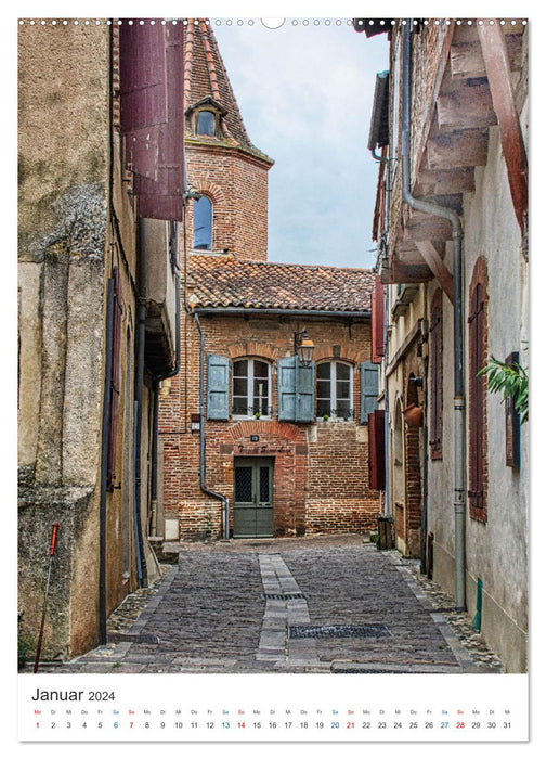 Albi - La Ville Rouge (Calendrier mural CALVENDO Premium 2024) 