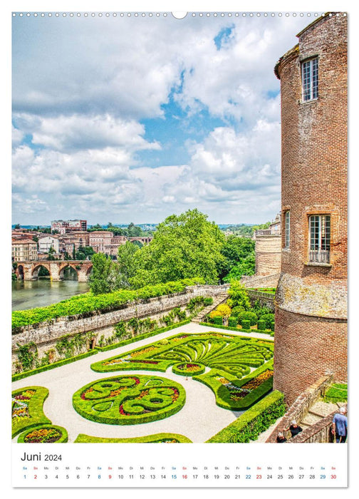 Albi - La Ville Rouge (Calendrier mural CALVENDO Premium 2024) 