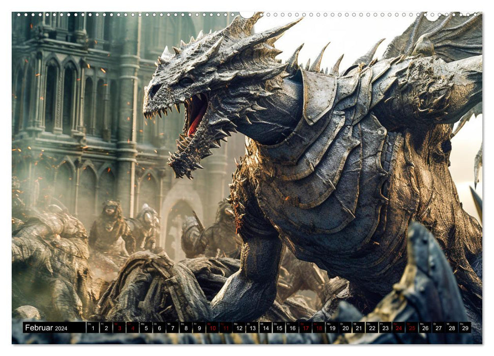 In the land of witches and sorcerers (CALVENDO wall calendar 2024) 