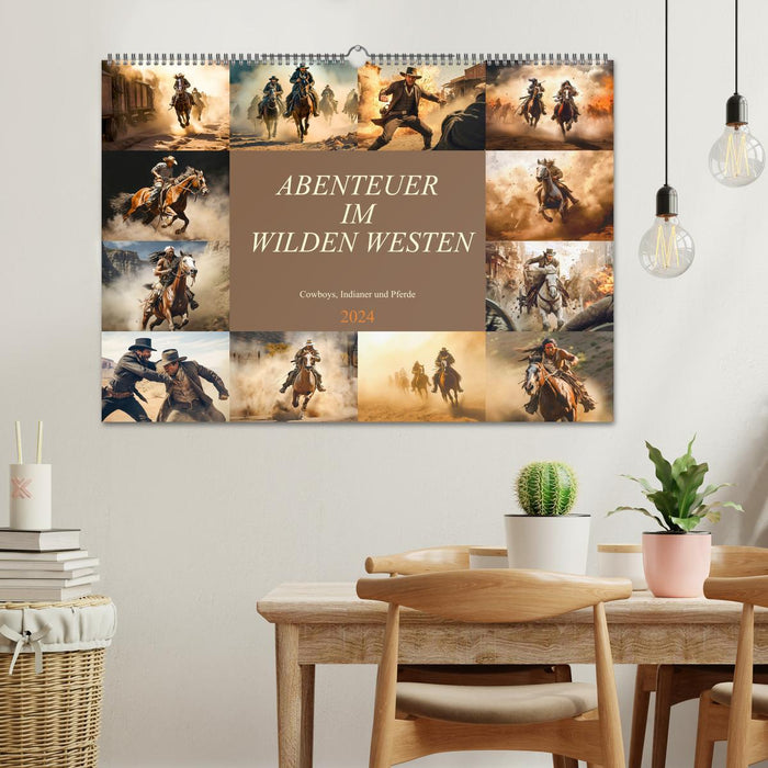 Abenteuer im Wilden Westen (CALVENDO Wandkalender 2024)