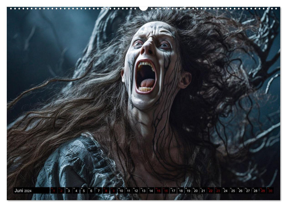 In the land of witches and sorcerers (CALVENDO Premium Wall Calendar 2024) 