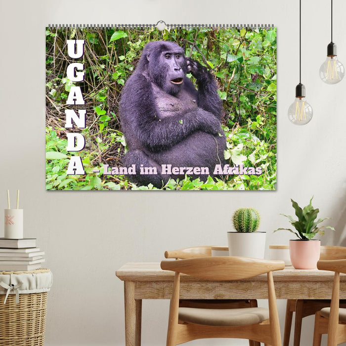 Uganda – Land im Herzen Afrikas (CALVENDO Wandkalender 2024)