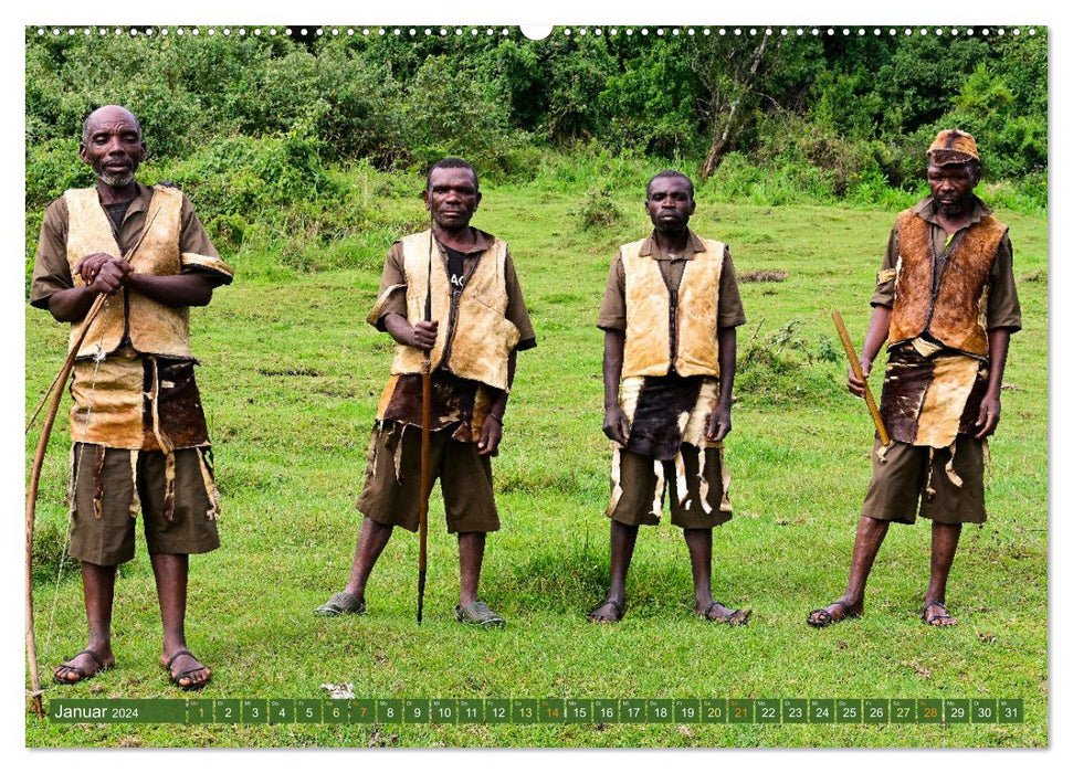 Uganda – Country in the Heart of Africa (CALVENDO Premium Wall Calendar 2024) 