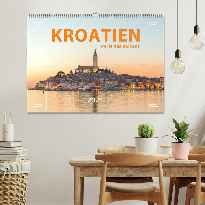 Croatia Pearl of the Balkans (CALVENDO Wall Calendar 2024) 