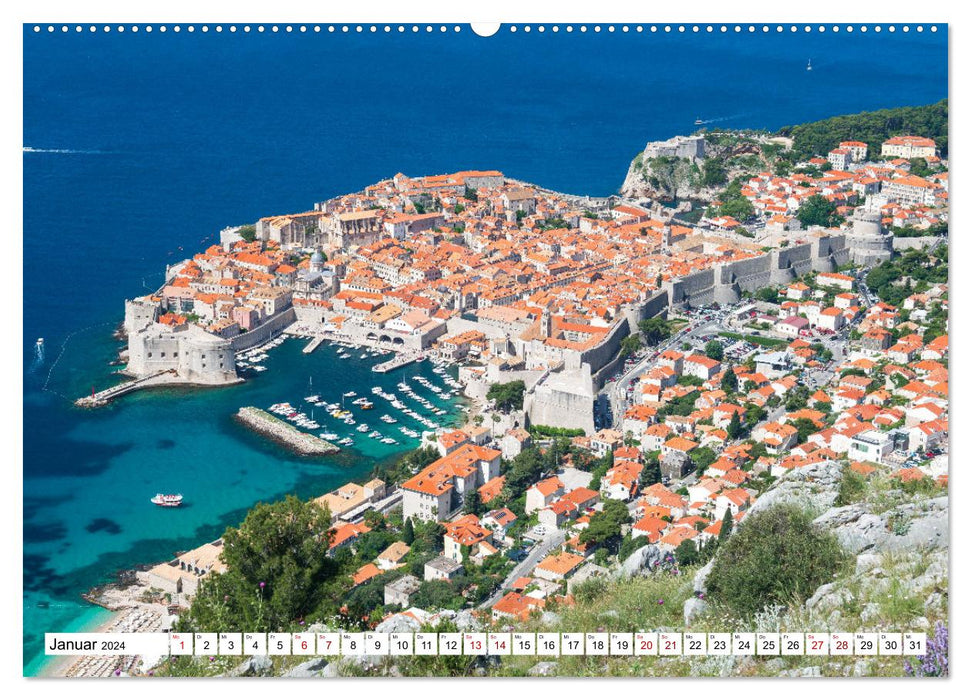 Croatie Perle des Balkans (Calendrier mural CALVENDO 2024) 