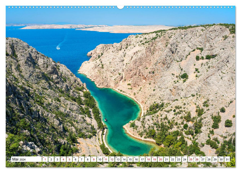 Croatie Perle des Balkans (Calendrier mural CALVENDO 2024) 