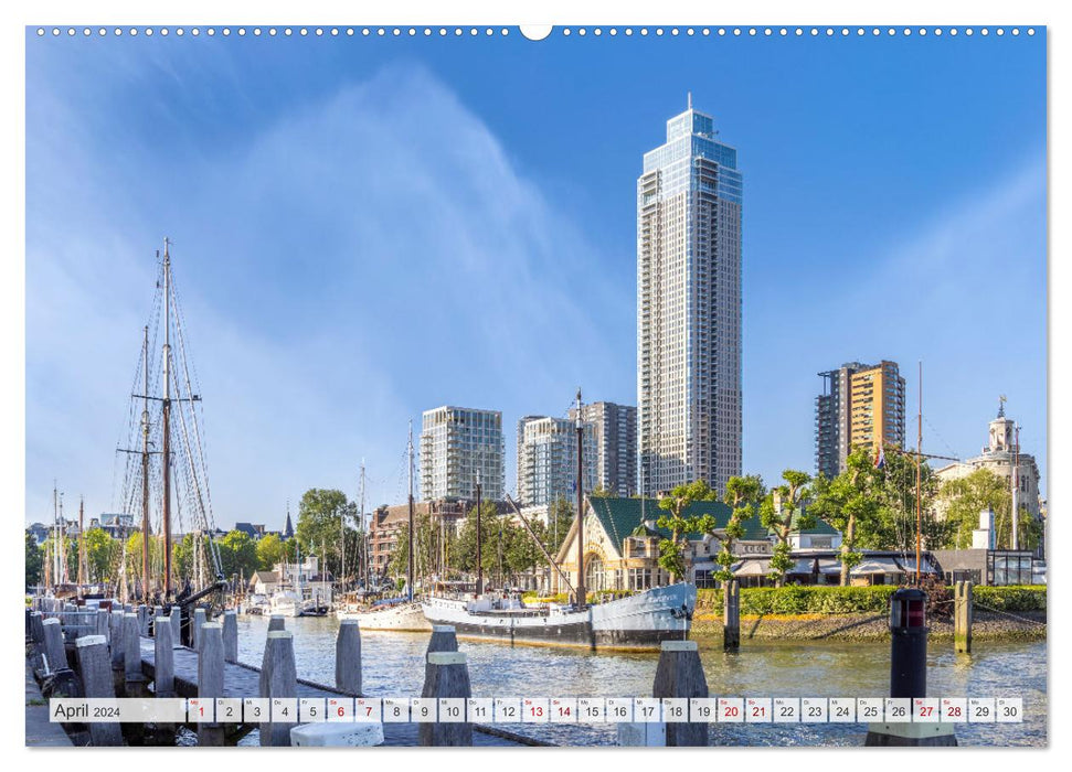 ROTTERDAM Imposante Ansichten (CALVENDO Premium Wandkalender 2024)