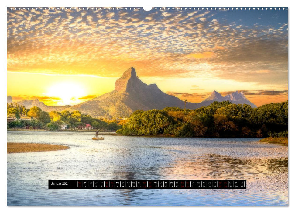 Pure vacation, 12 beaches from 12 countries (CALVENDO wall calendar 2024) 