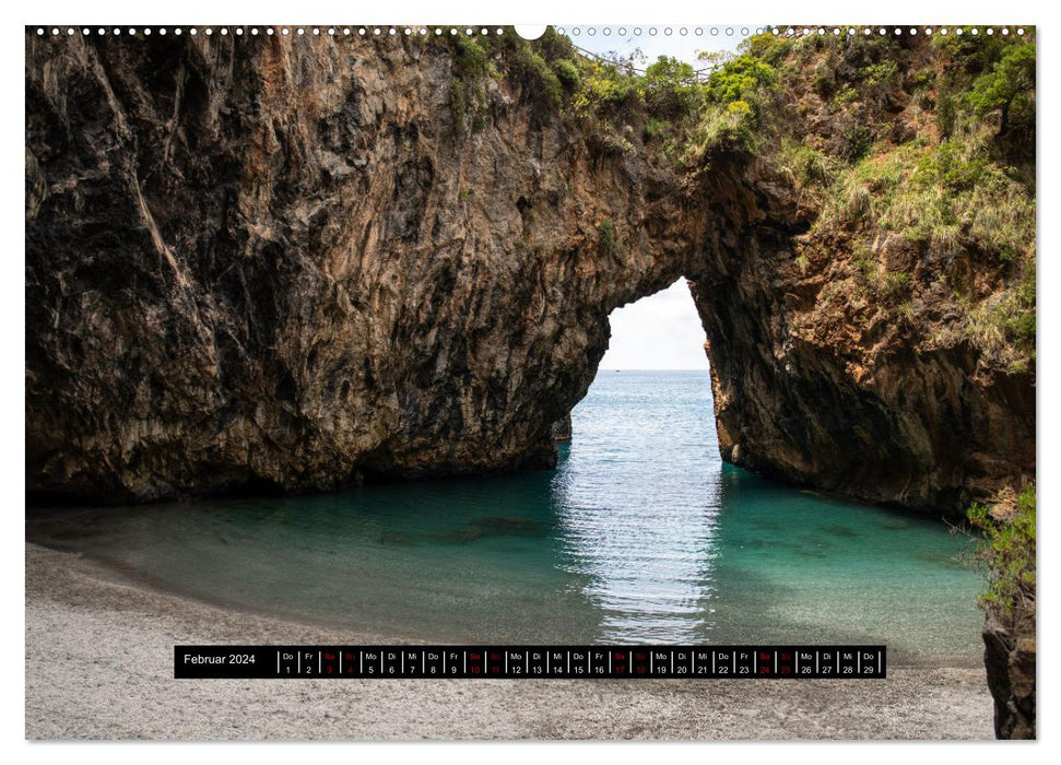 Pure vacation, 12 beaches from 12 countries (CALVENDO Premium Wall Calendar 2024) 