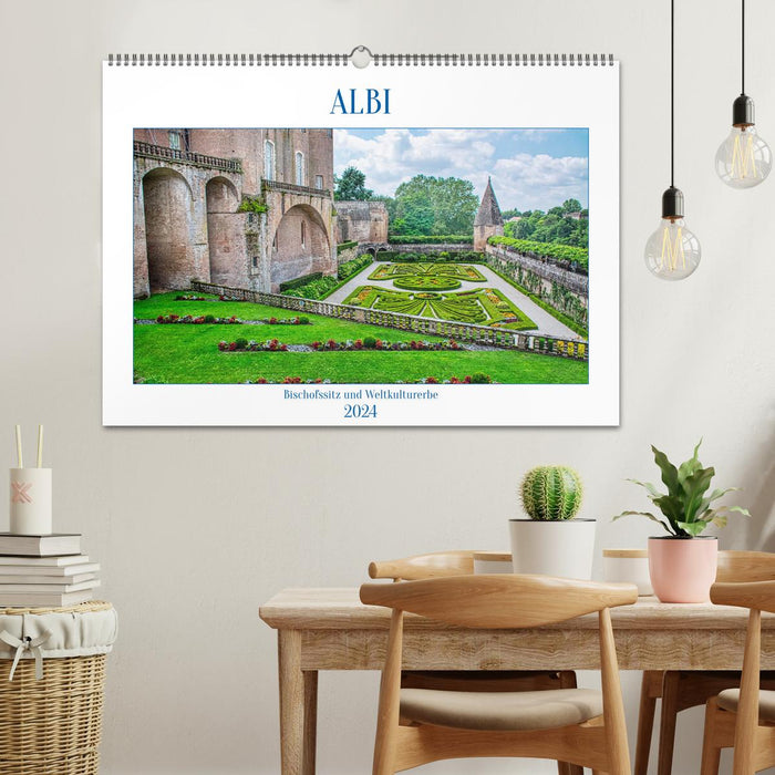 Albi - episcopal see and world cultural heritage (CALVENDO wall calendar 2024) 