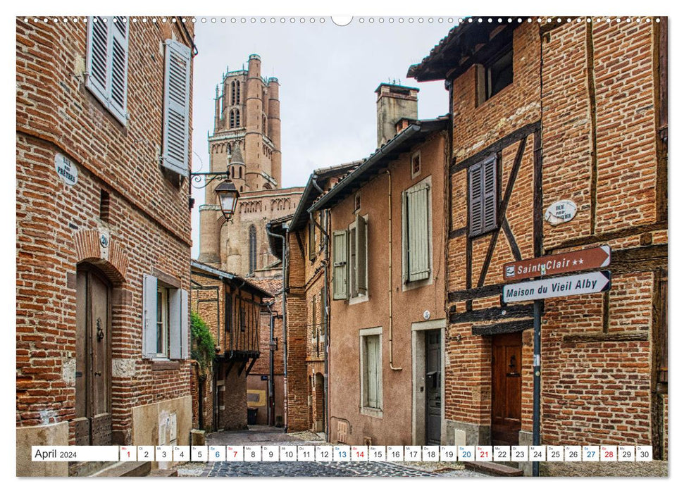 Albi - episcopal see and world cultural heritage (CALVENDO wall calendar 2024) 