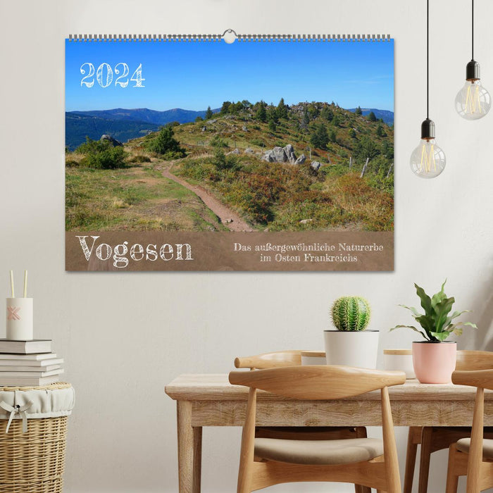 Vogesen - Das außergewöhnliche Naturerbe im Osten Frankreichs (CALVENDO Wandkalender 2024)