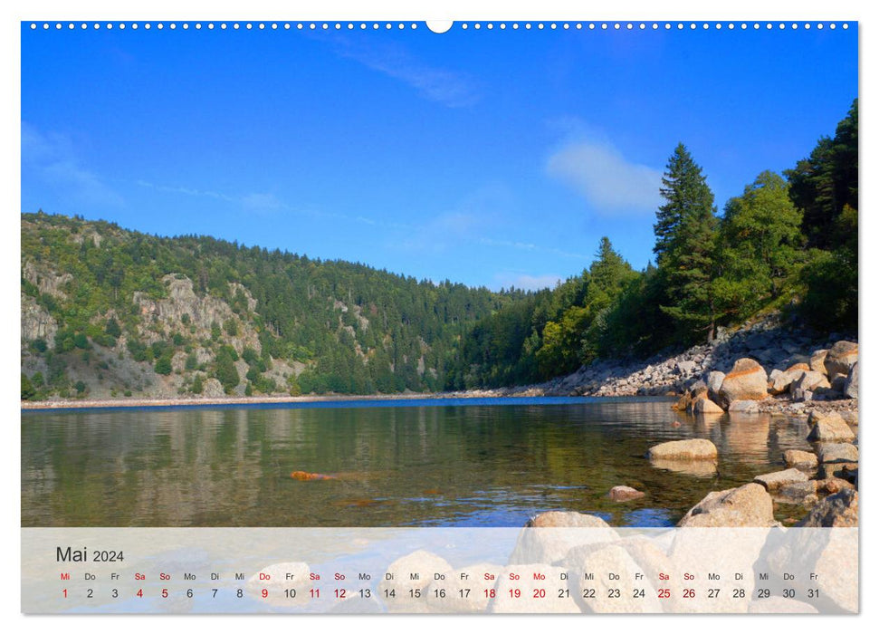 Vosges - The exceptional natural heritage in the east of France (CALVENDO wall calendar 2024) 