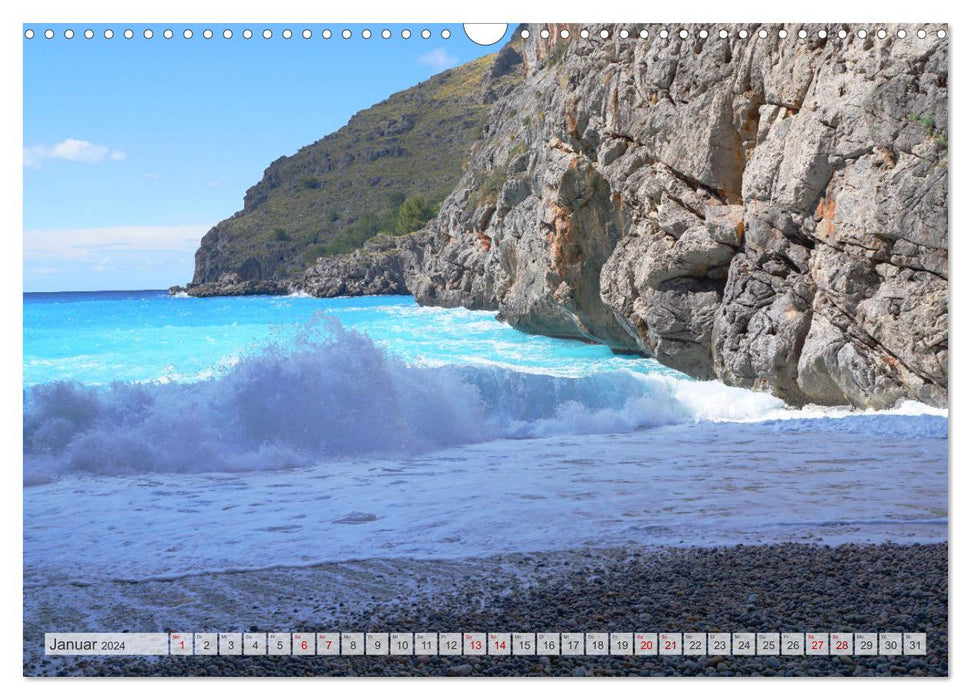 Dream in Blue - Places of Longing (CALVENDO Wall Calendar 2024) 