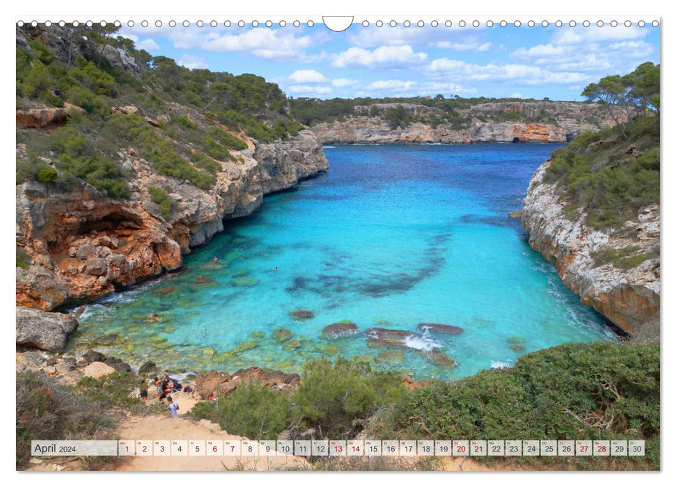 Dream in Blue - Places of Longing (CALVENDO Wall Calendar 2024) 