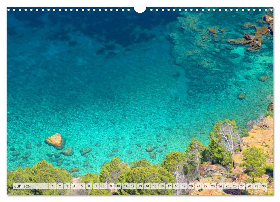 Dream in Blue - Places of Longing (CALVENDO Wall Calendar 2024) 