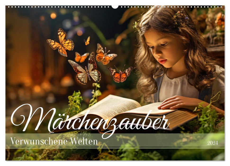 Märchenzauber - Verwunschene Welten (CALVENDO Wandkalender 2024)