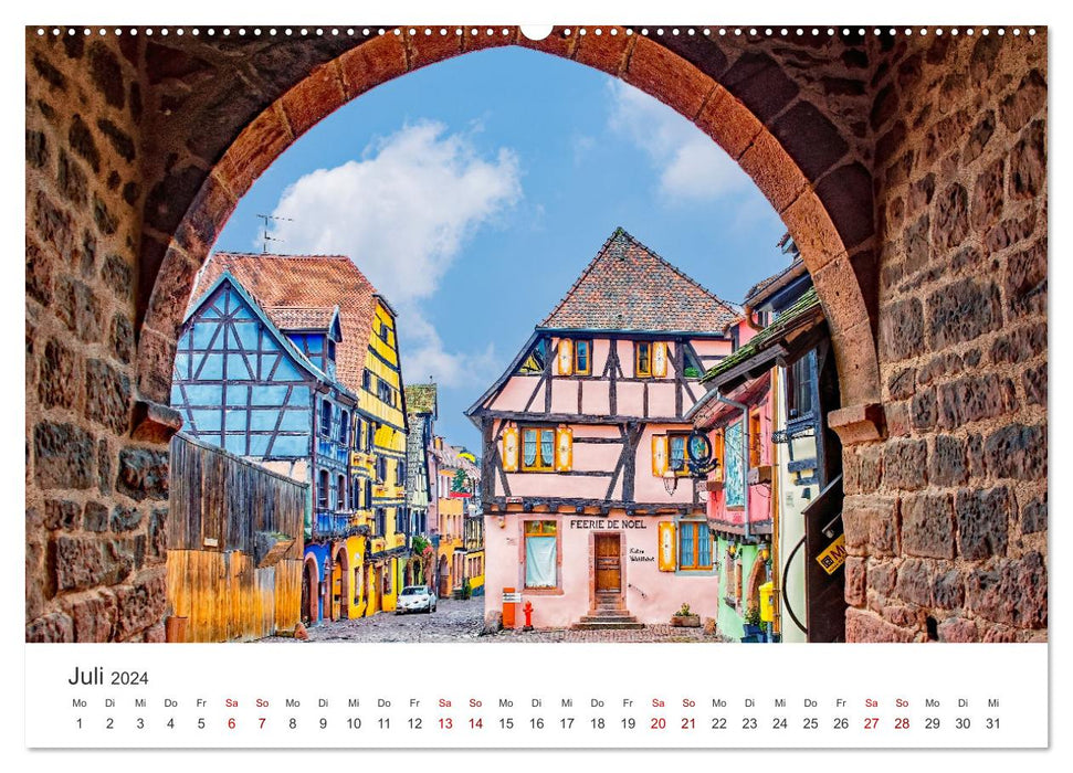 Journey through Alsace (CALVENDO Premium Wall Calendar 2024) 