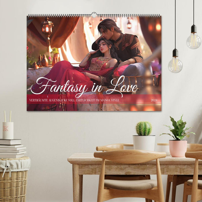 Fantasy in Love (Calendrier mural CALVENDO 2024) 