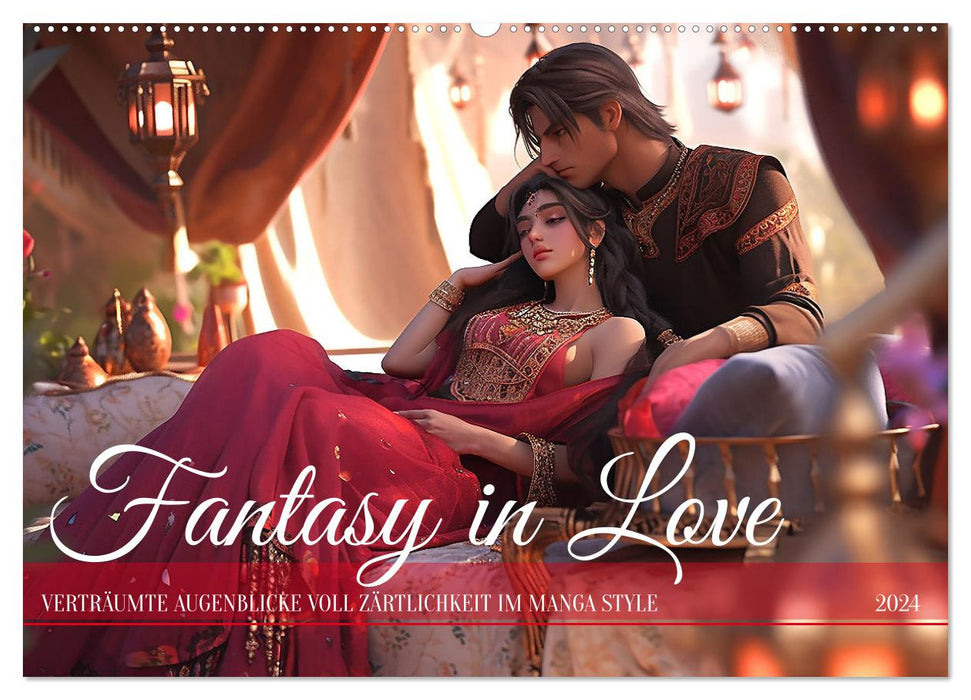 Fantasy in Love (CALVENDO Wandkalender 2024)