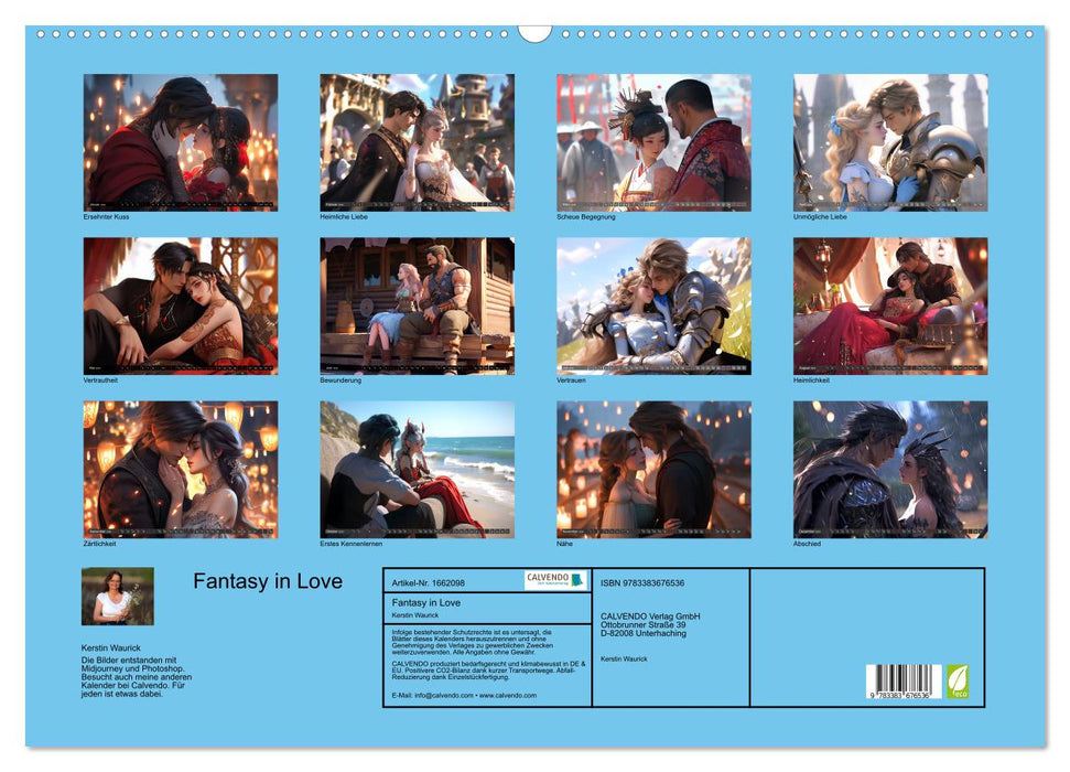 Fantasy in Love (CALVENDO wall calendar 2024) 