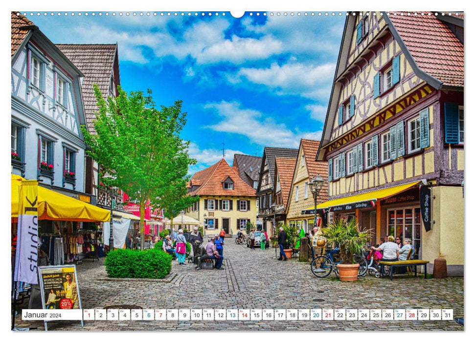 Haslach im Kinzigtal - The lively market town (CALVENDO wall calendar 2024) 