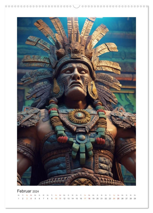 Légendes des Mayas (Calendrier mural CALVENDO 2024) 