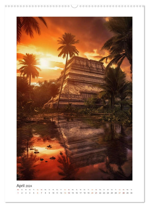 Legends of the Maya (CALVENDO wall calendar 2024) 