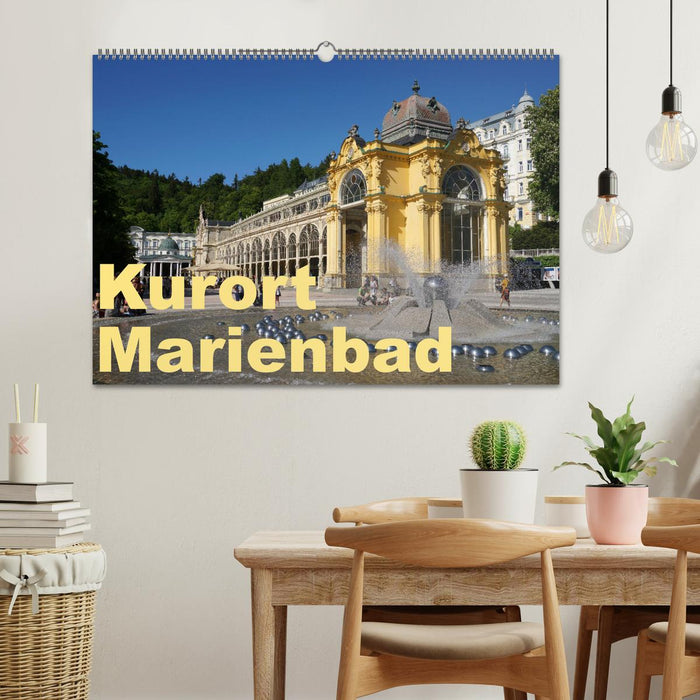 Marienbad spa town (CALVENDO wall calendar 2024) 
