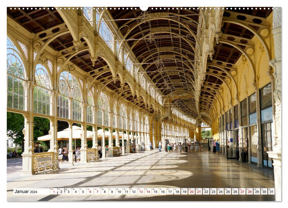 Marienbad spa town (CALVENDO wall calendar 2024) 