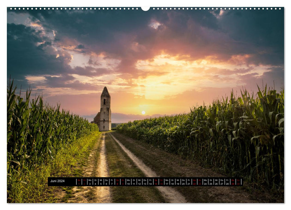 Hungary is so beautiful. Things to see at Lake Balaton and in Budapest (CALVENDO Premium Wall Calendar 2024) 