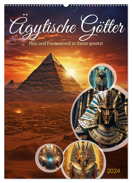 Egyptian Gods (CALVENDO Wall Calendar 2024) 